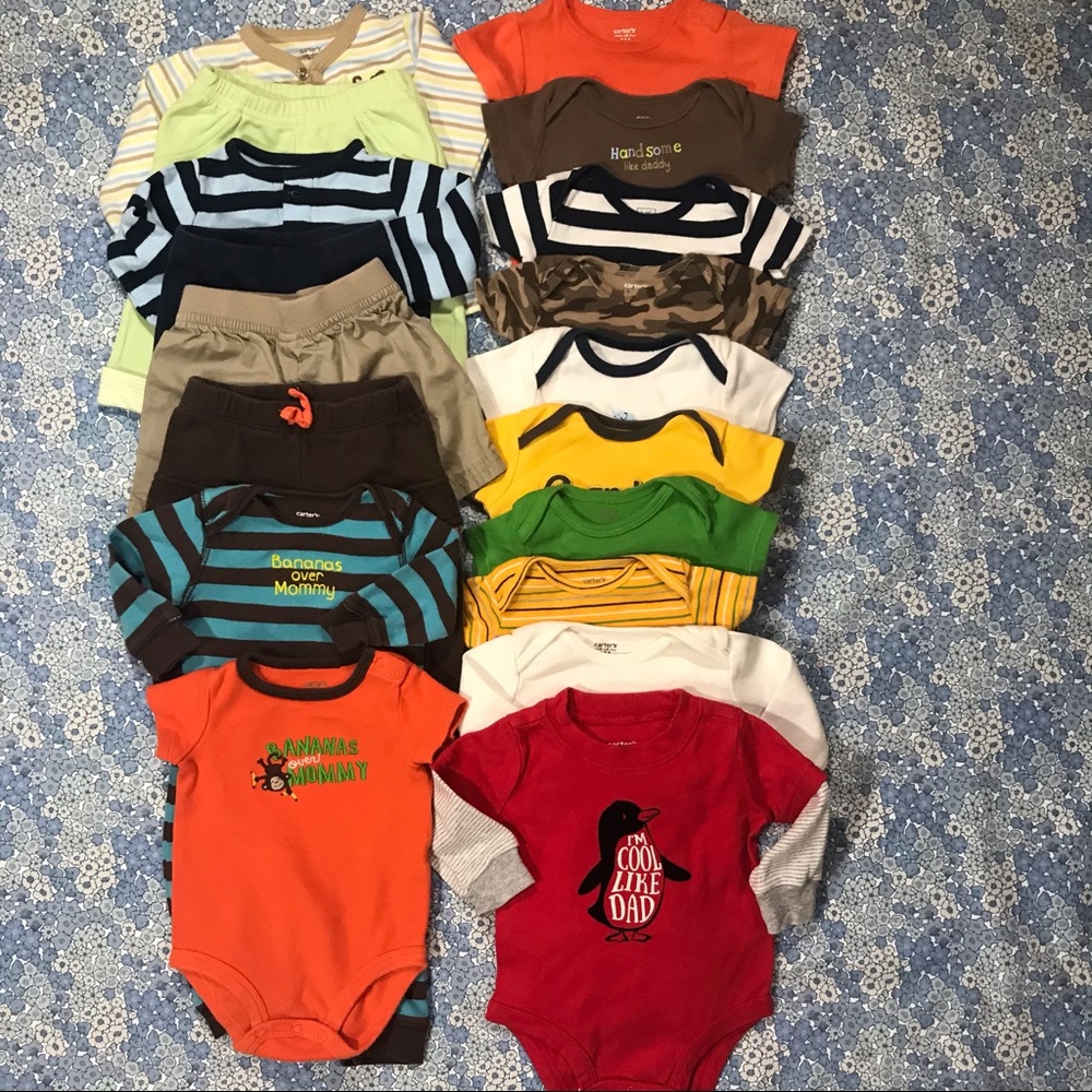 18- Pieces baby boy clothings size 3 Months